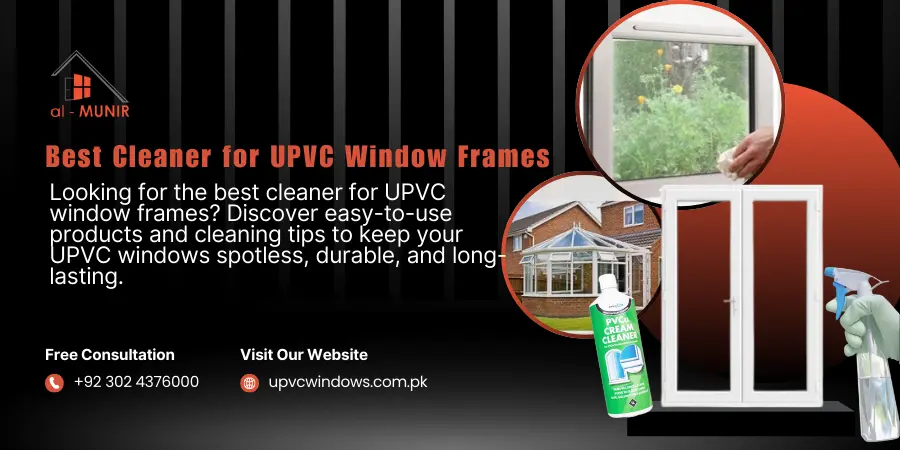 best cleaner for UPVC window frames