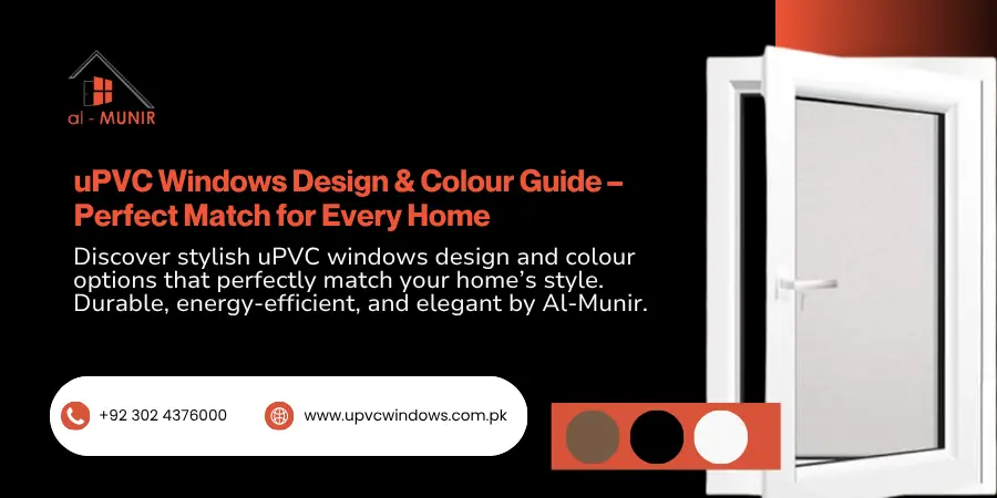 upvc windows design and colour