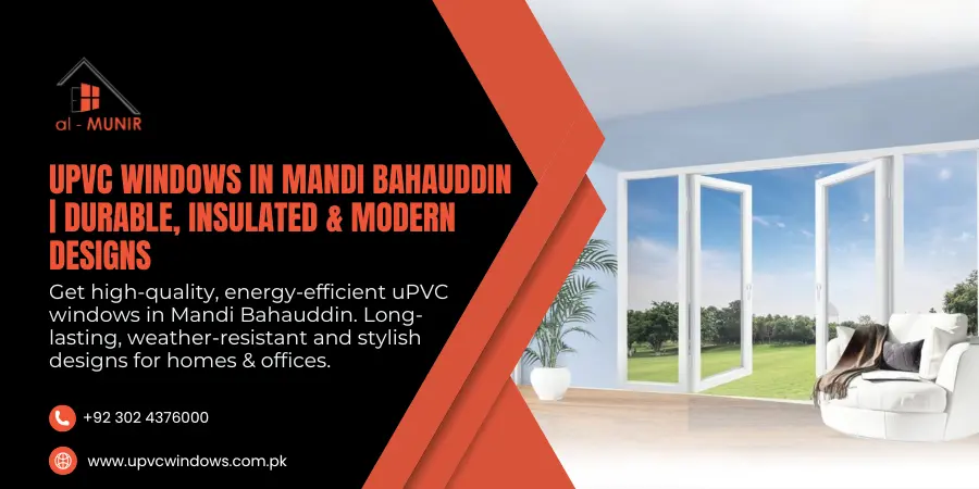 upvc windows in mandi bahauddin
