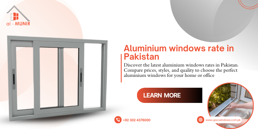 Aluminium windows rate in Pakistan