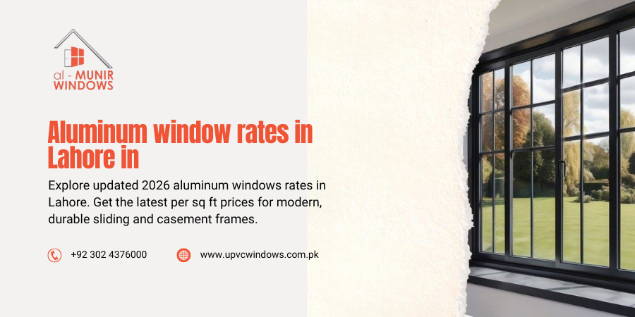Aluminium Windows Rates in Lahore in 2026