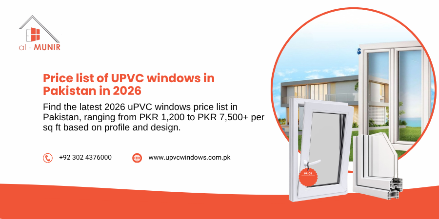 Prices List of uPVC Windows in Pakistan in 2026