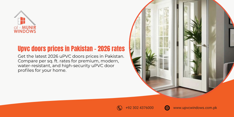 uPVC Doors Price in Pakistan – 2026 Rates