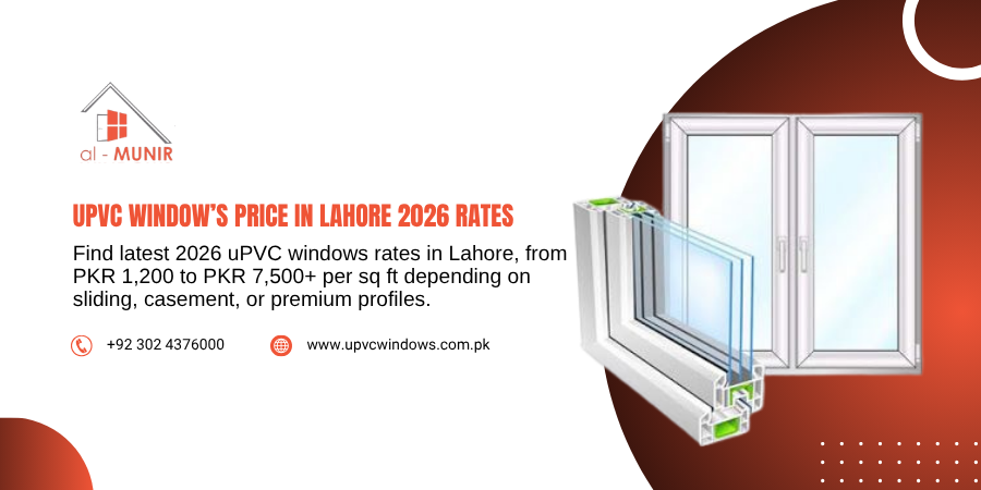uPVC Windows Prices in Lahore - 2026 Rates