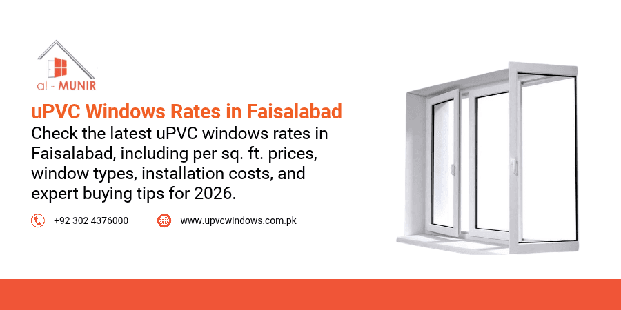 uPVC Windows Rates in Faisalabad